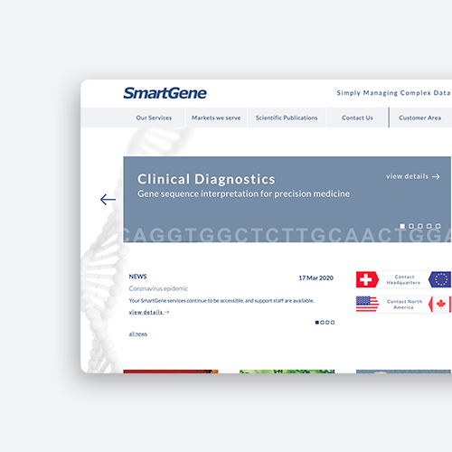 SmartGene's Integrated Database Network System (IDNS) delivers online data hosting and analysis services to research groups working in genetic and genomic medicine and veterinary medicine.